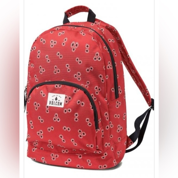 Volcom Schoolyard Poly Backpack - Rad Red - Picture 6 of 7